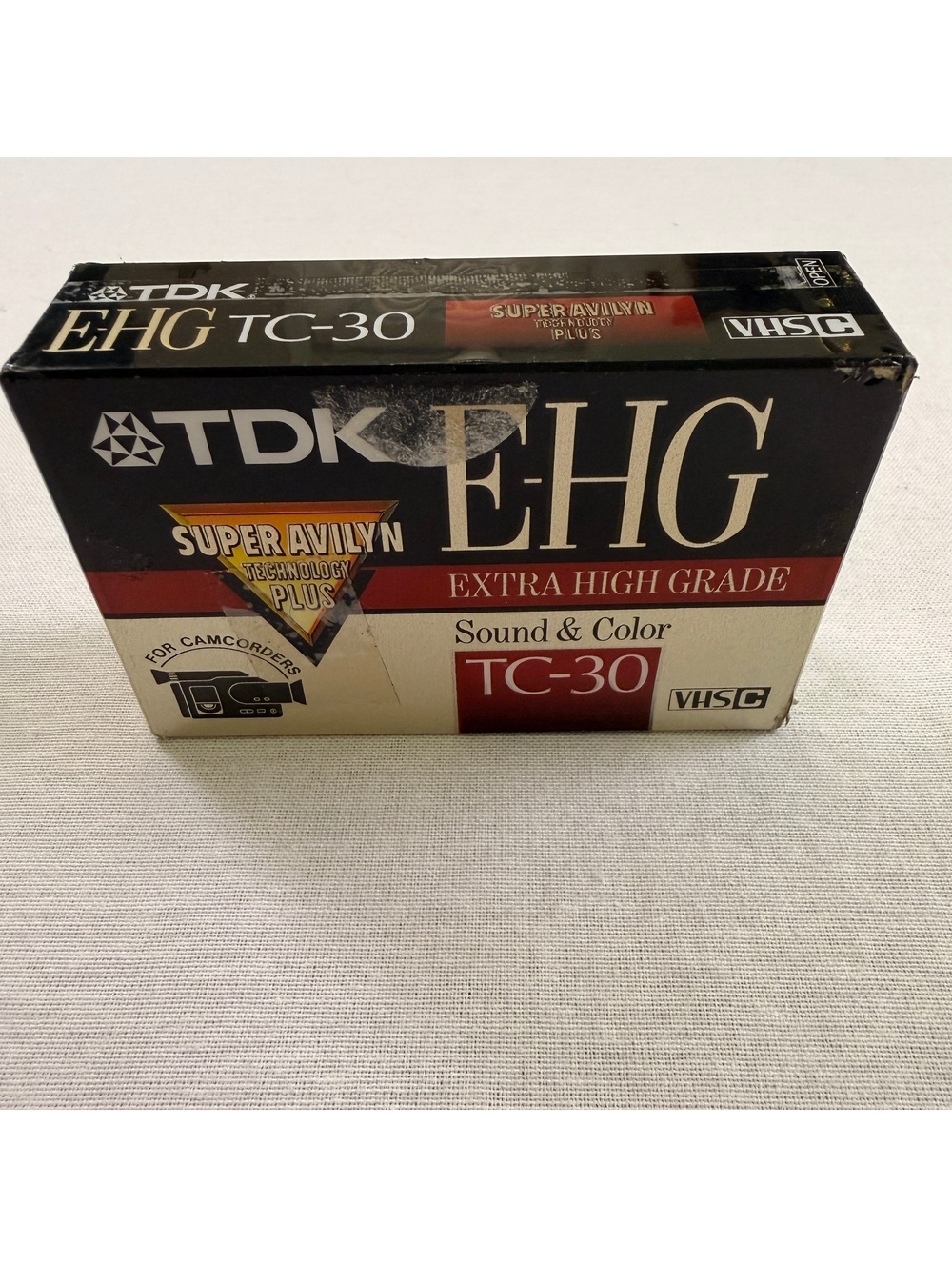 Sealed TDK EHG TC-30 VHS-C Blank Video Camcorder Cassette